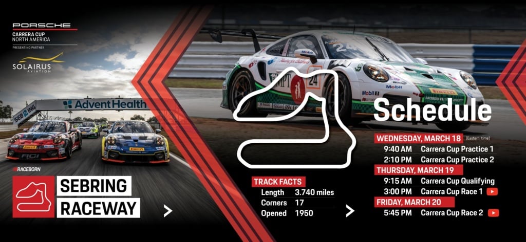 Carrera Cup North America Pre Race Carousel Sebring